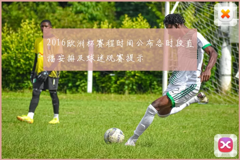 2016欧洲杯赛程时间公布各时段直播安排及球迷观赛提示
